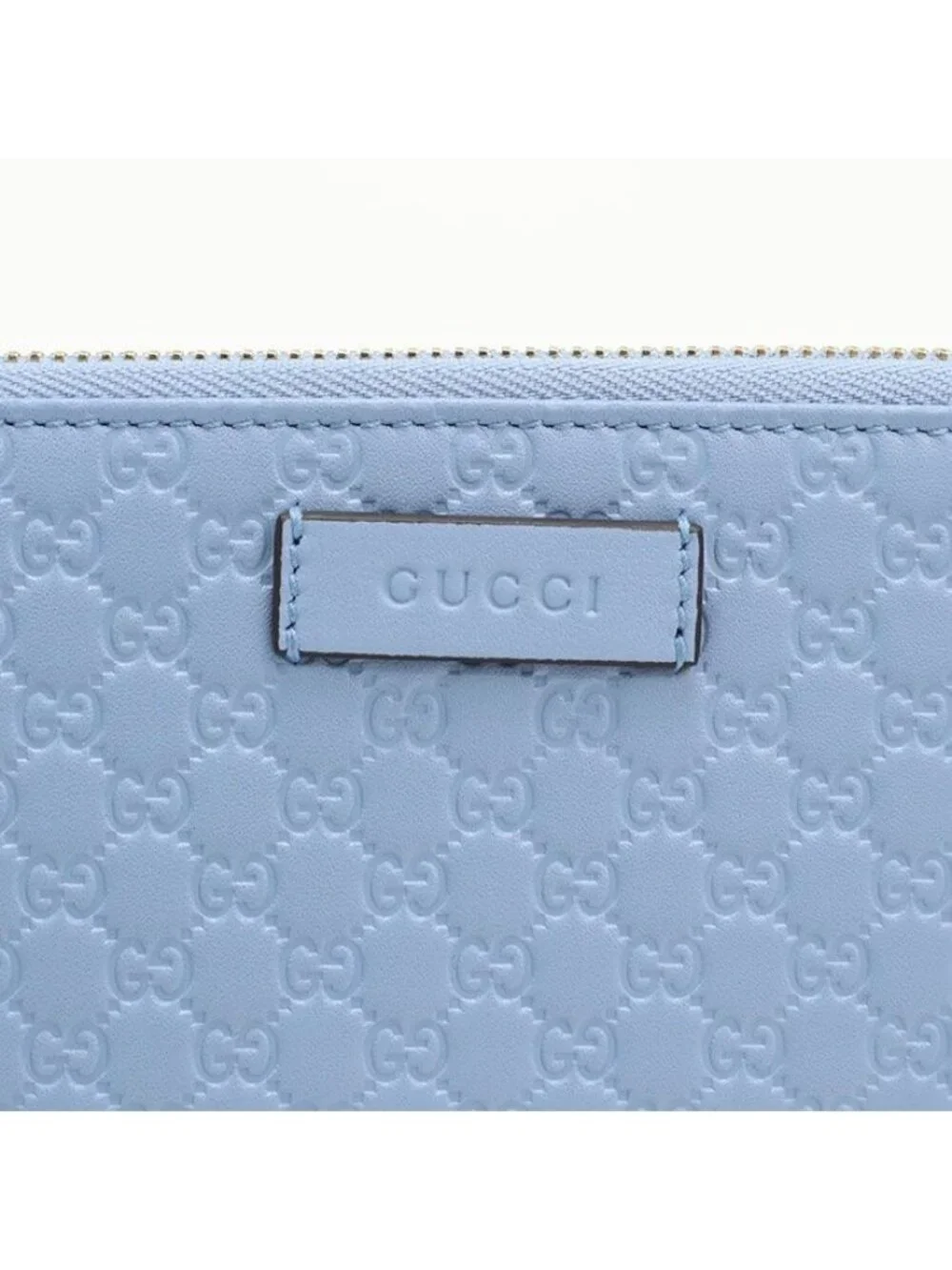 Gucci Micro Guccissima Wallet Zip Around Leather - Picture 6 of 6